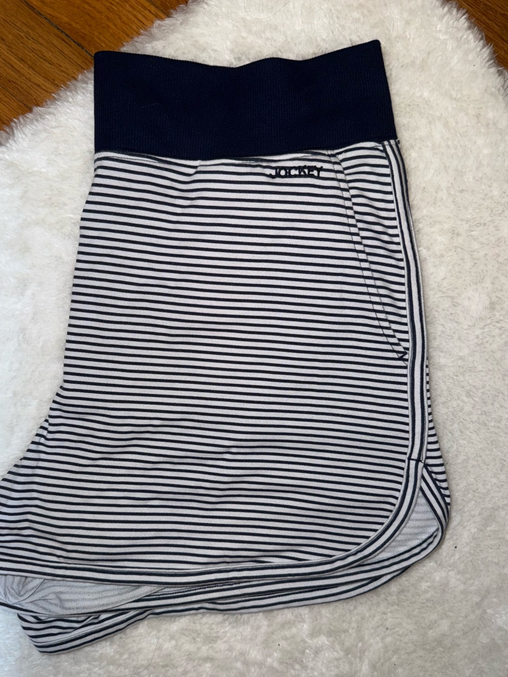 Jockey Navy and White Striped Girls Skirt